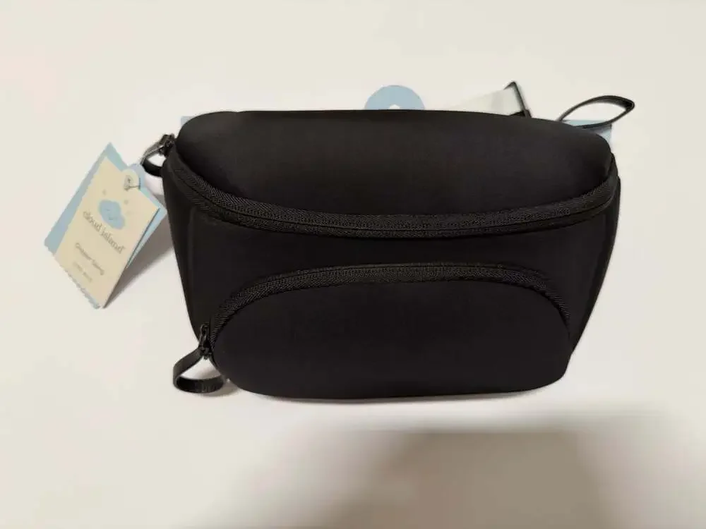 Cloud Island Diaper Sling Crossbody Diaper Bag Black w/ Changing Pad NEW